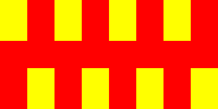 [Northumberland 1:2 ratio Flag]