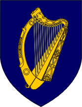 [Irish coat of arms]