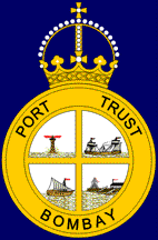 [Blue Ensign of the Trustees of the Port of Bombay - badge]