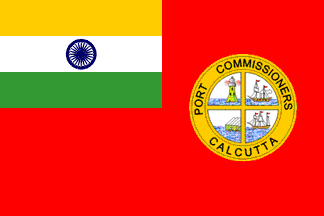 [Red Ensign of the Commissioners of the Port of Calcutta]