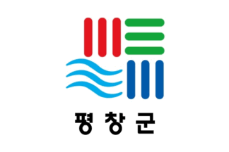 [Pyeongchang County flag]