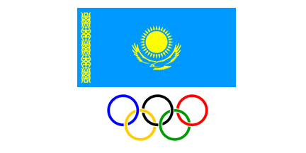 [Kazakhstan Olympic flag]