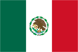 [1823 national flag, fourth and last revision: Feb. 5, 1934-Sept. 15, 1968. By Juan Manuel Gabino Villascán]