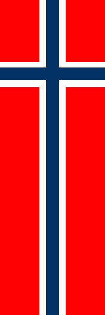 [Vertical flag of Norway]