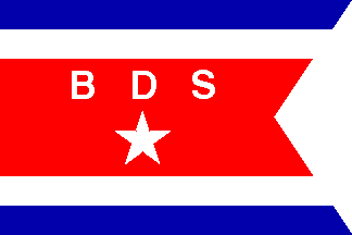 [flag of Bergenske Dampskibsselskab]