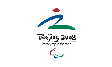 [The Beijing 2008 Paralympic flag]