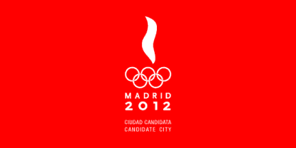 [Madrid 2012 bid flag]