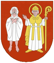 [Łaziska coat of arms]