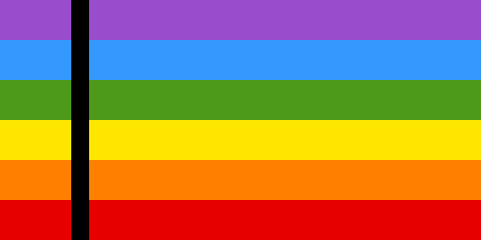 [Mourning Rainbow flag]