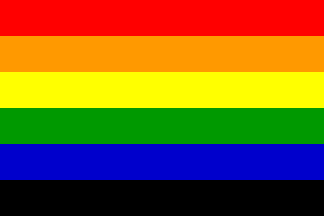 [Leather Rainbow flag]