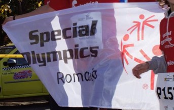 [Special Olympic flag]