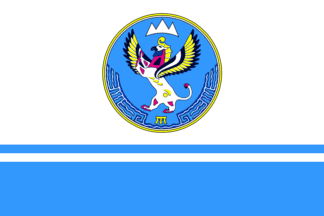 Flag of Altay w/ embl.