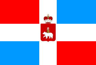 Flag of Perm region as in the law