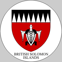[British Solomon Islands Protectorate 1947-1956 badge]