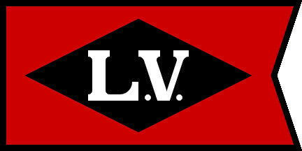 [Lehigh Valley Railroad flag]