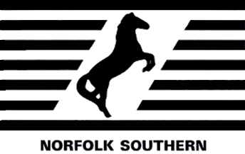[Norfolk Southern Railroad flag]