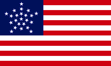[U.S. 23 Great Star flag 1820]