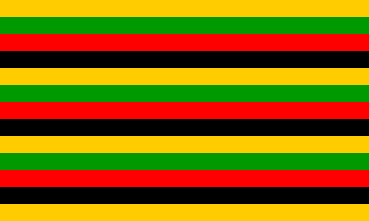 [Afro-American 13 Stripes flag]