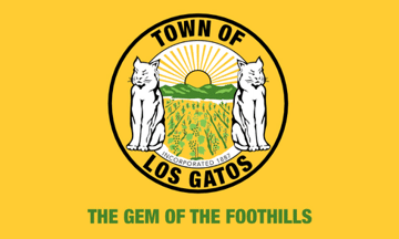 [Los Gatos town flag]