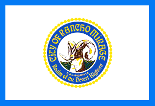 [flag of City of Rancho Mirage, California]