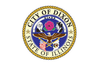 [Flag of Dixon, Illinois]