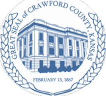 [seal of Crawford County, Kansas flag]