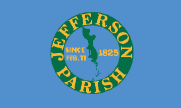 [Flag of Jefferson Parish, Louisiana]