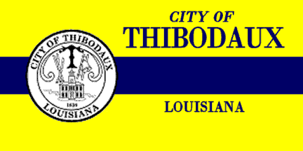 [flag of Thibodaux, Louisiana]