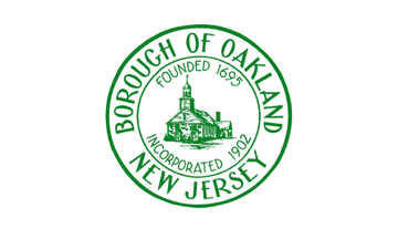 [Flag of Oakland, New Jersey]