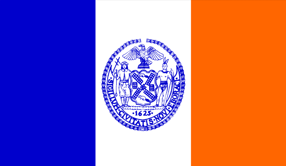 Flag of New York image and meaning New York flag - Country flags