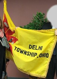 [Flag of Delhi Township, Ohio]