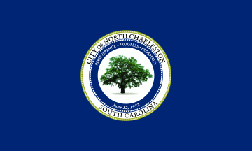 [Flag of North Charleston, South Carolina]