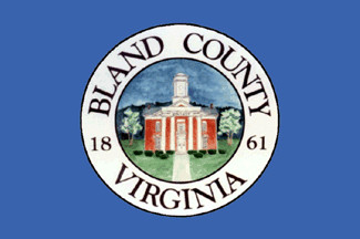 [Flag of Bland County, Virginia]