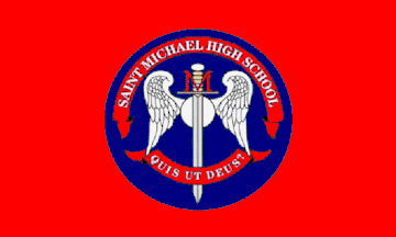[Flag of Saint Michael the Archangel High School, Virginia]