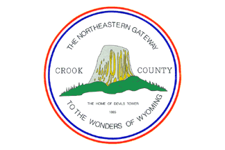 [Flag of Crook County, Wyoming]