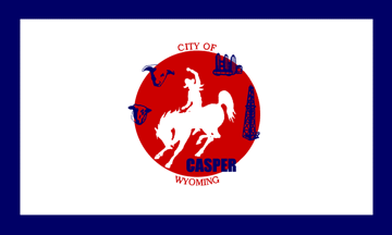 [Flag of Casper, Wyoming]