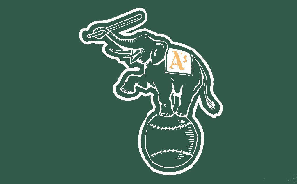 Oakland Athletics elephant logo origin