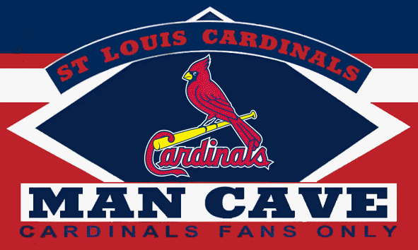 St. Louis Blues Cardinals St Louis 3x5 Man Cave Flag Saint Louis 3 x 5  Banner