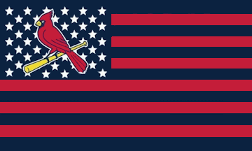 St. Louis Cardinals Stars and Stripes Flag
