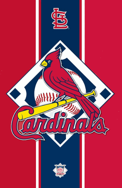 MLB Logo St. Louis Cardinals 45 60266 Gold 1892 Flags