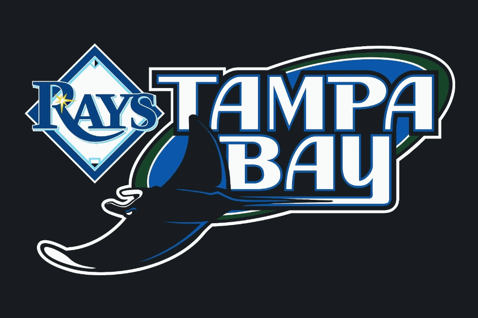 Tampa Bay Rays Flags (with Manta Rays) Manufacturer's Variants.