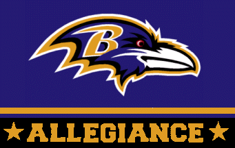 [Baltimore Ravens allegiance flag]