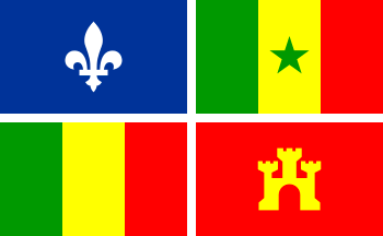 Louisiana Creole Flag U S