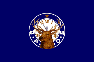 [Elks flag]