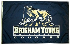 [Flag of Brigham Young University Cougars, Utah]