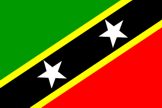 St Kitts and Nevins flag - obverse