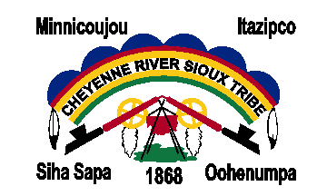 [Cheyenne River Sioux - South Dakota flag]
