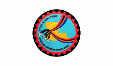 [Four Winds Tribe Louisiana Cherokee Confederacy flag]