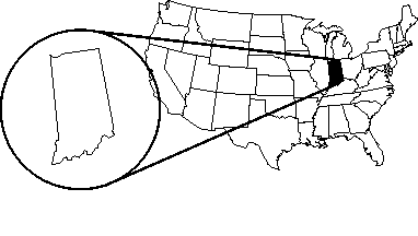 [Miami of Indiana - Indiana map]