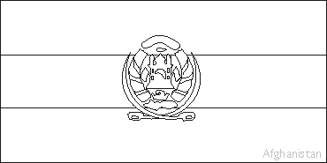 Colouring Book of Flags: Asia